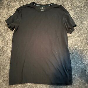 Mack Weldon SILVER Crew Neck T-Shirt Black